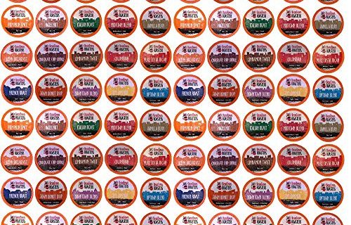 96 K-Cup Variety Pack 15 Distinct Beantown Roasters Coffees No Decaf for Keurig Brewers