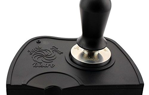 Black Medium Coffee and Espresso Barista corner tamper Tamping Mat