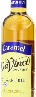 DaVinci Gourmet Sugar Free Syrup, Caramel, 25.4-Ounce Bottle, 3-Pack