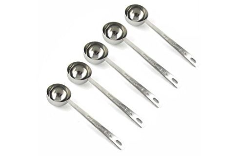 Measuring Coffee Scoop Tablespoon, Stainless Steel, 5-Pack