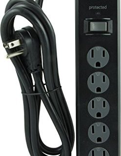 GE 6-Outlet 6ft Surge Protector