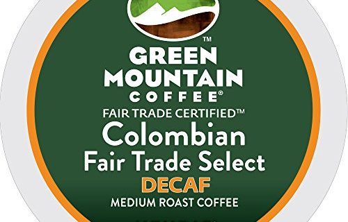 Green Mountain Coffee Colombian Fair Trade Select Keurig Single-Serve K-Cup Pods Decaf Coffee, 12 Count
