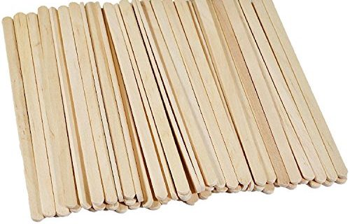 KINGZHUO 200 Pcs 7.5” Wood Disposable Coffee Stir Sticks Stirrers Tea Beverage Stir Stick Stirrer