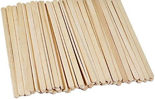 KINGZHUO 200 Pcs 7.5” Wood Disposable Coffee Stir Sticks Stirrers Tea Beverage Stir Stick Stirrer