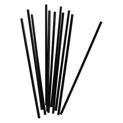 Stirring Straws for Coffee Cocktail Black Plastic Sipping Stirrers 5 Inches Long Drink Stir Sticks For Bars Cafes 