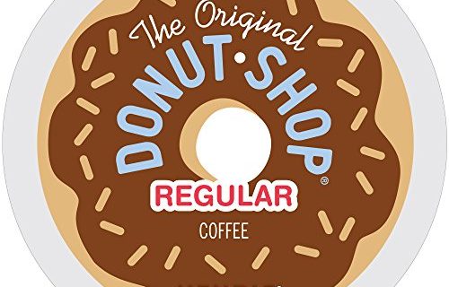 The Original Donut Shop Regular Keurig Single-Serve K-Cup Pods, Medium Roast Coffee, 12 count, Pack of 6