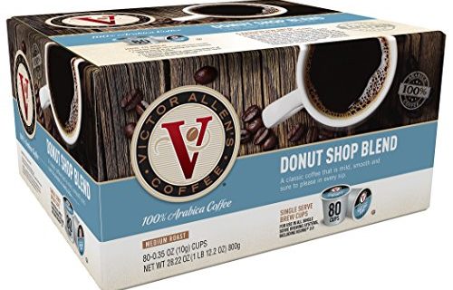 Victor Allen Coffee, Donut Shop Single Serve K-cup, 80 Count (Compatible with 2.0 Keurig Brewers)